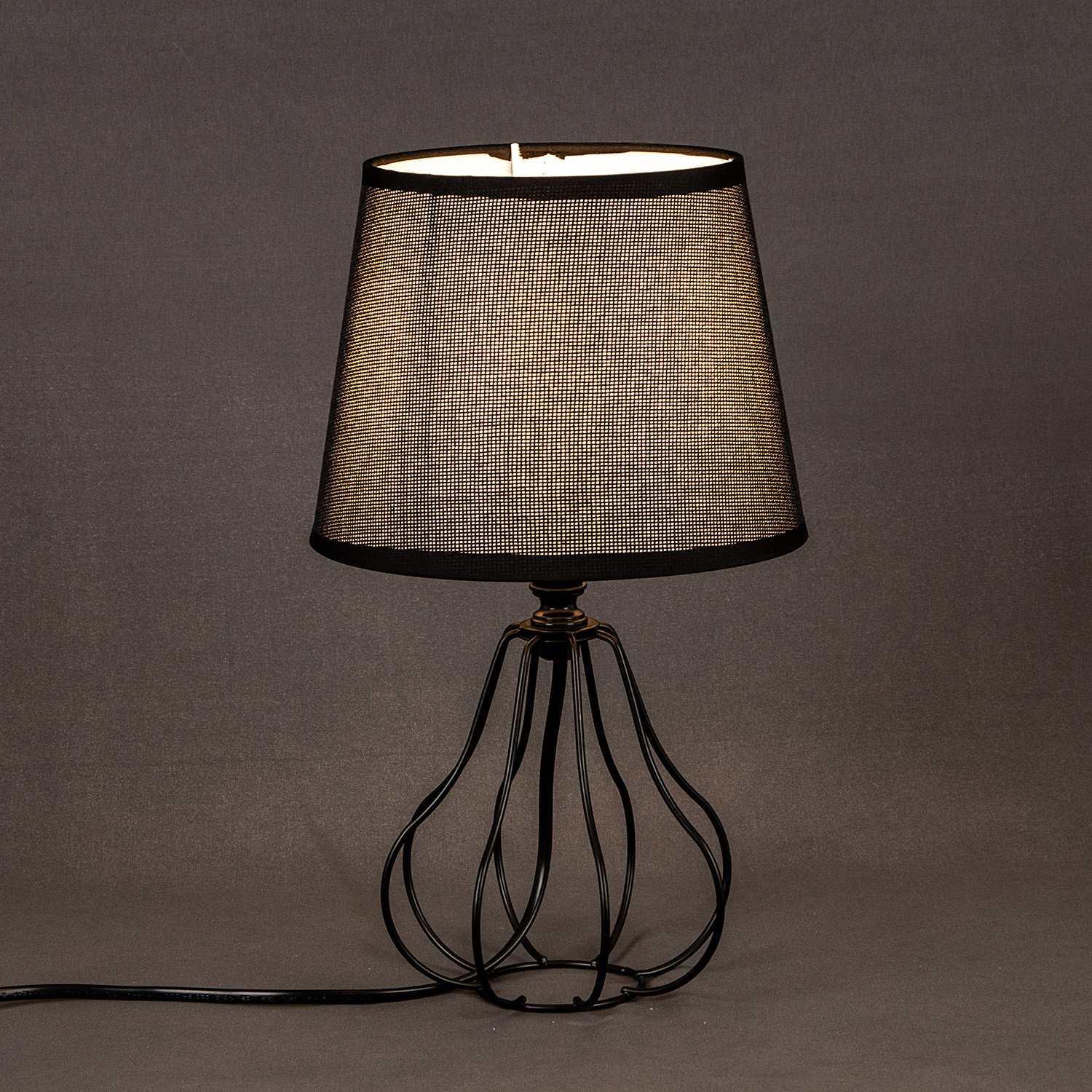 Лампа настольная 98697-0.7-01 (керамика+абажур)  *1