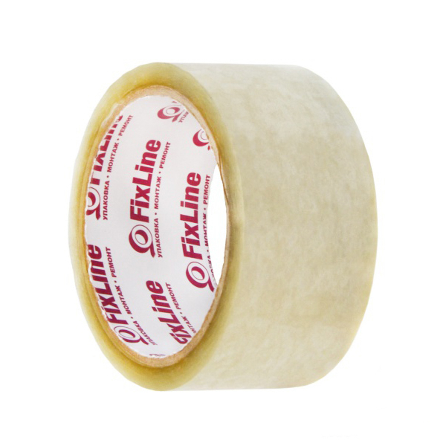Лента клейкая прозрачная 48мм х 45м "FixLine" *6/36