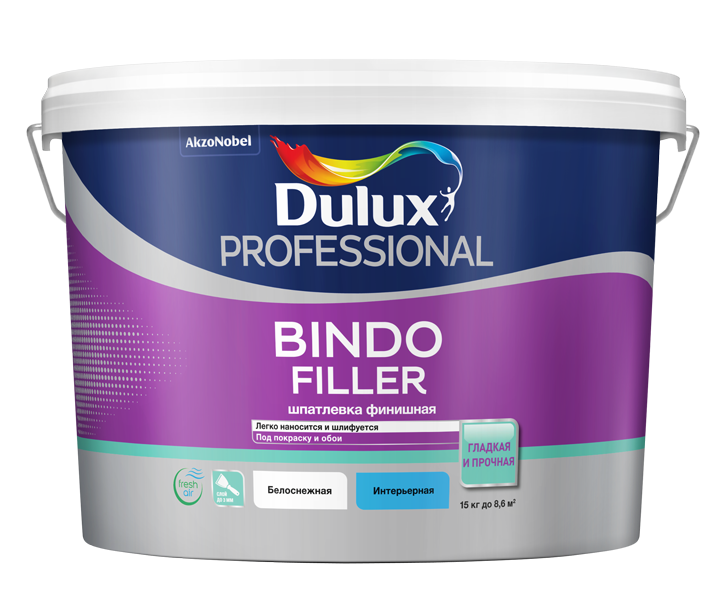 Шпатлевка финишная 2.9 л Dulux Bindo Filler