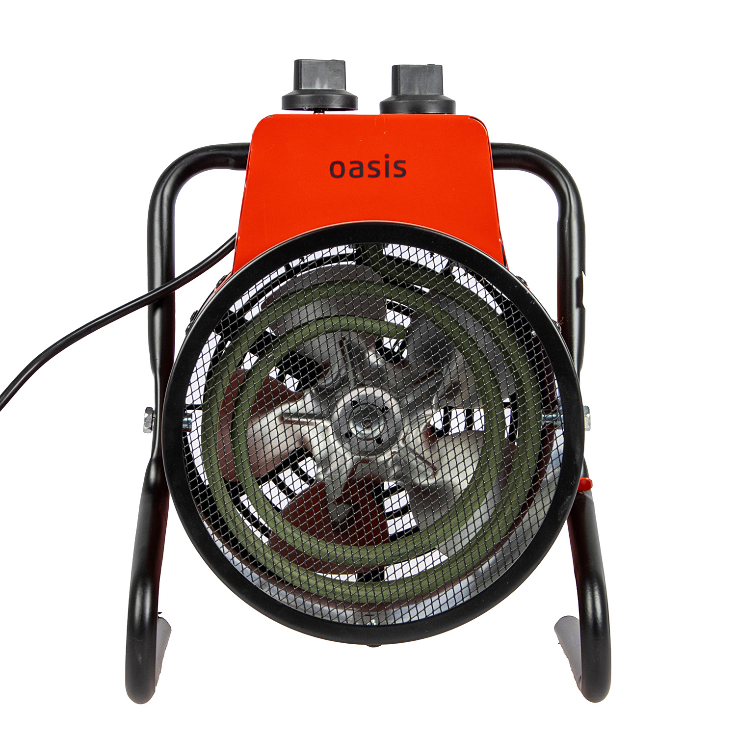 Пушка тепловая электрическая  2кВт 230м3/ч S-20м2 ТЭН круглая 220В TP-20R OASIS *1