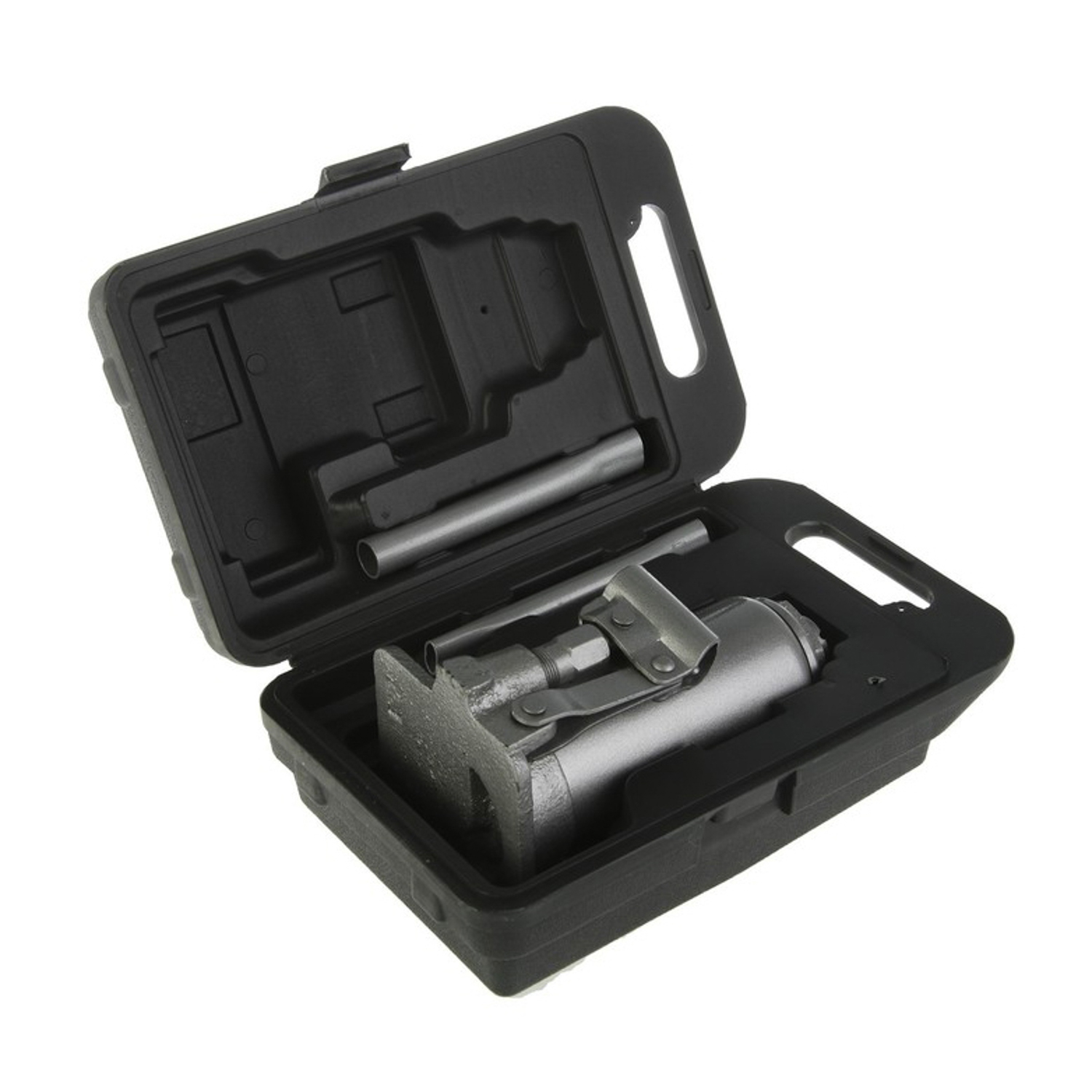 Домкрат гидравлический бутылочный 5т высота подъема195-380 (кейс) (75055) СЕРВИС КЛЮЧ *1/4