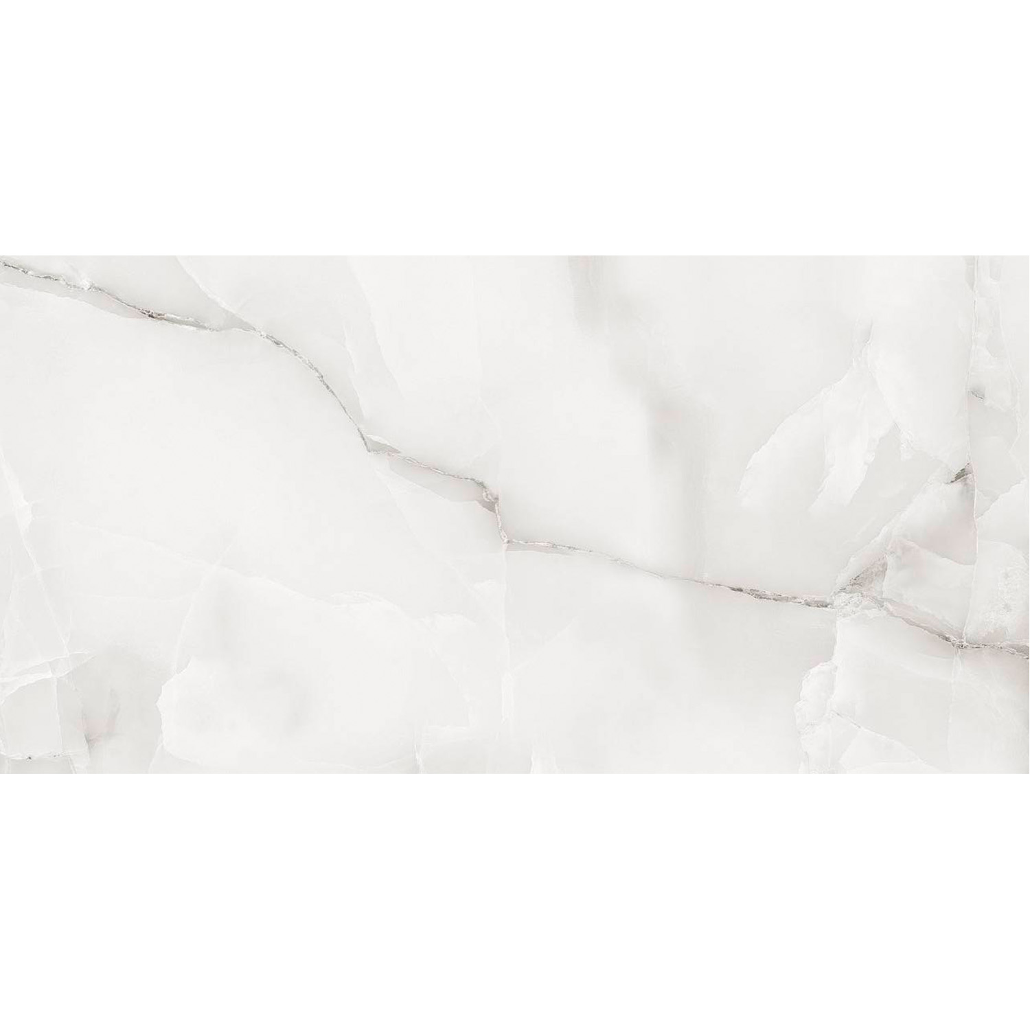 Керамогранит 1.44 м² Primavera Onyx Amber PR201, 1200x600х9 мм, полированный, светло-серый