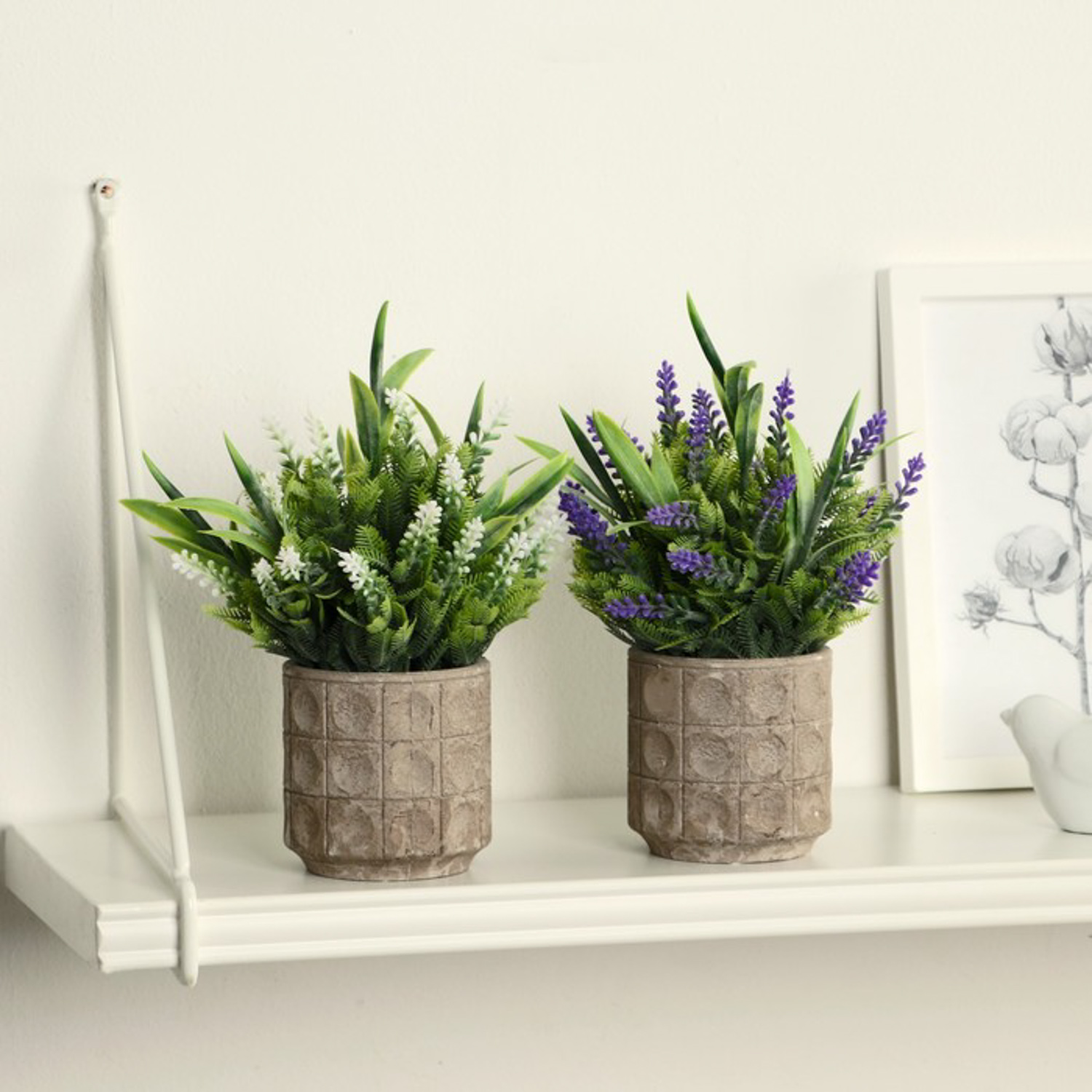 Бонсай в горшке "Лаванда люкс" 8,5х17 см, микс 9750525