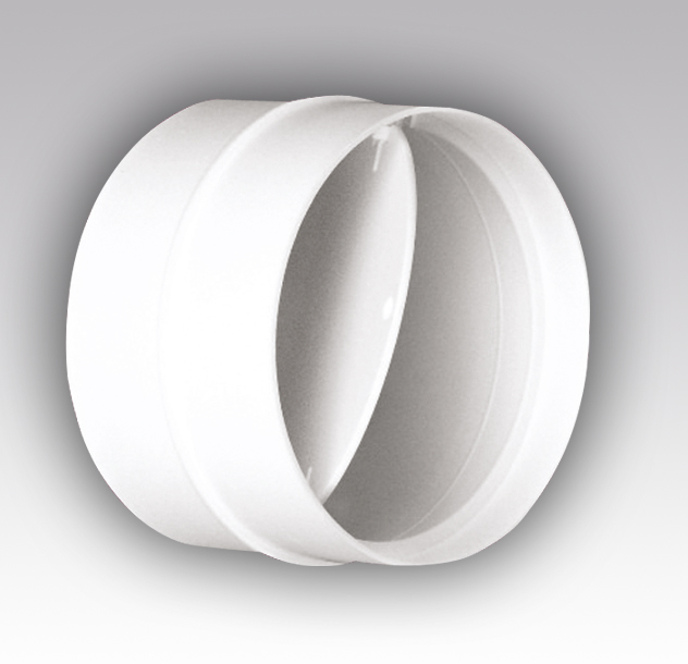 Соединитель воздуховода круглый Ø100мм (обратный клапан) 10СКПО *1/24