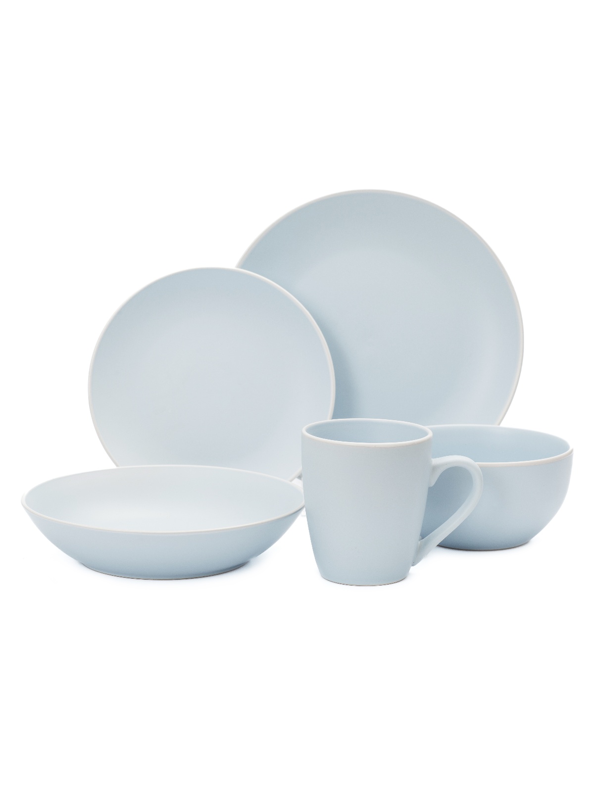 Салатник керамич. "Scandy Blue"  d14,5см TDB547 "Domenik" *6/36