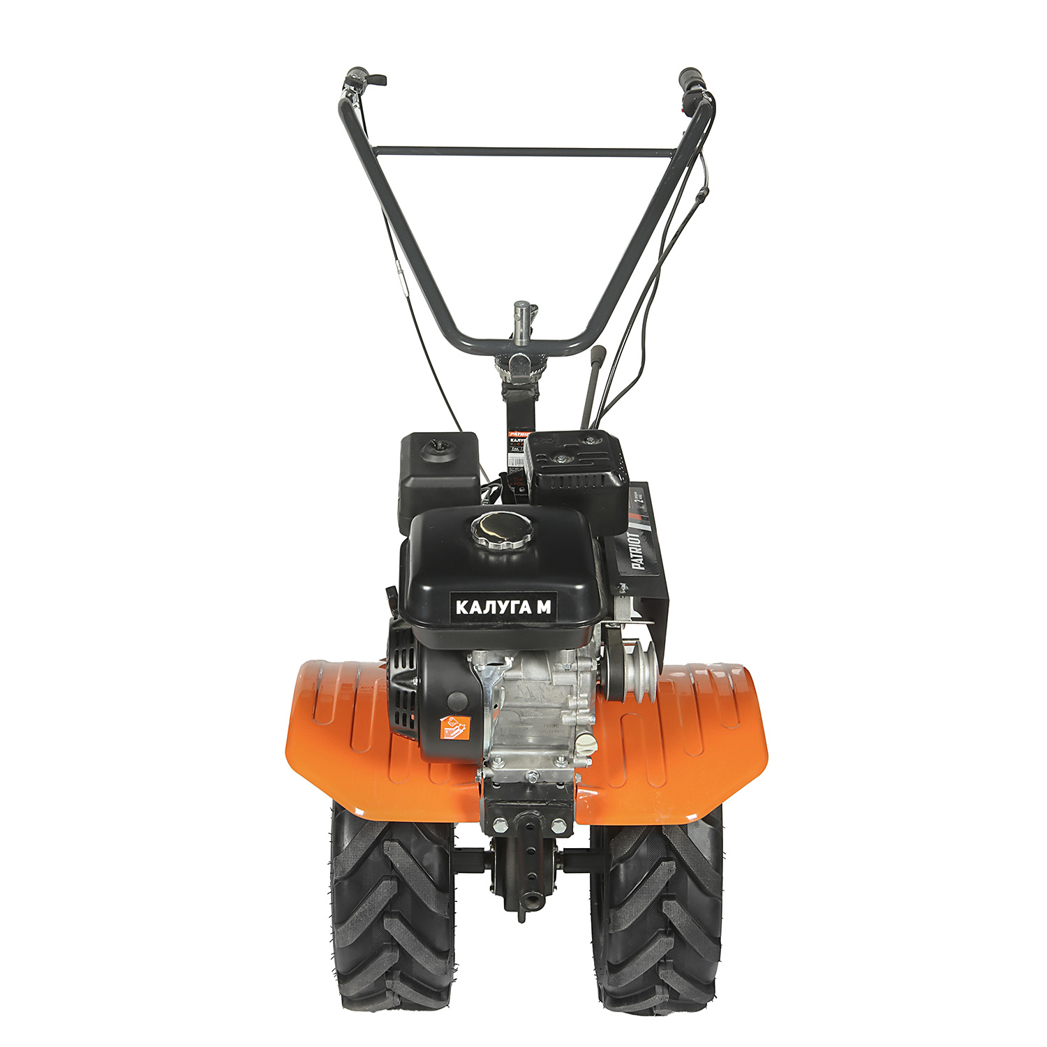Мотоблок бензиновый 4Т 7 л.с бак 3,6л шир/глуб обраб 90/30см 3скор КАЛУГА М колеса X-Drive PATRIOT*1