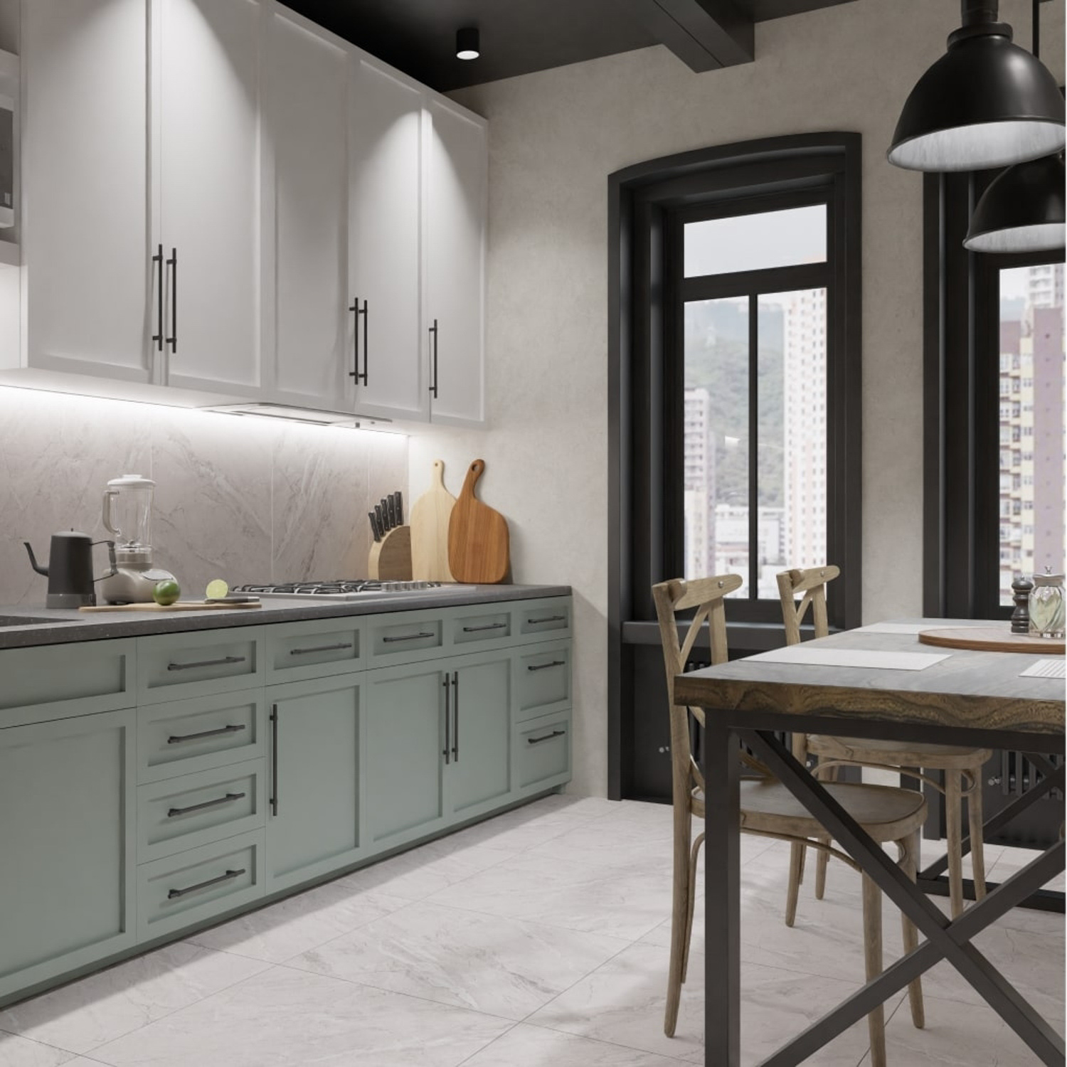 Керамогранит 1.44 м² Primavera Пантир TP66M17, 600x600x10 мм, белый