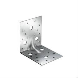 Уголок крепежный 70х70х55 мм ТехноСервис KUU, равносторонний, усиленный