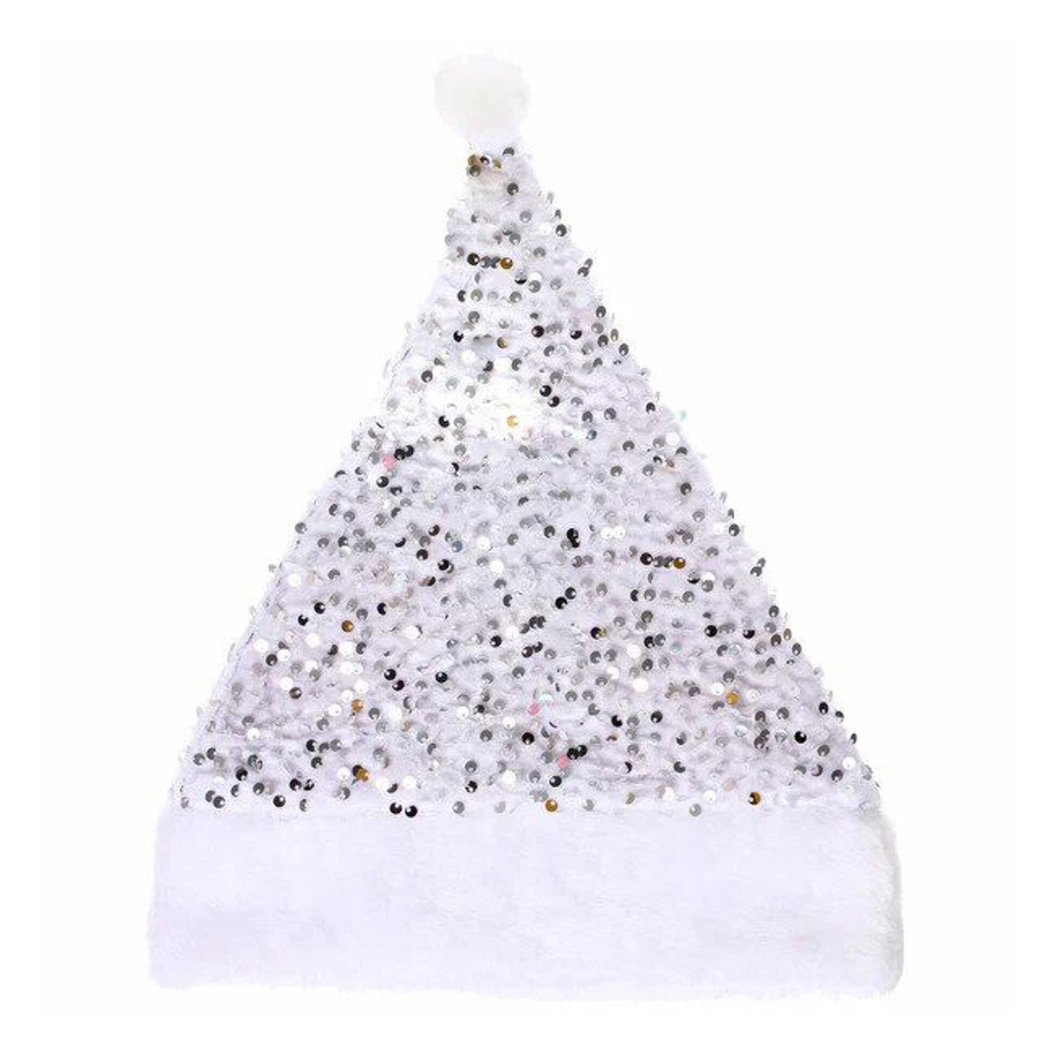 Колпак новогодний Серпантин «Сияние», серебро