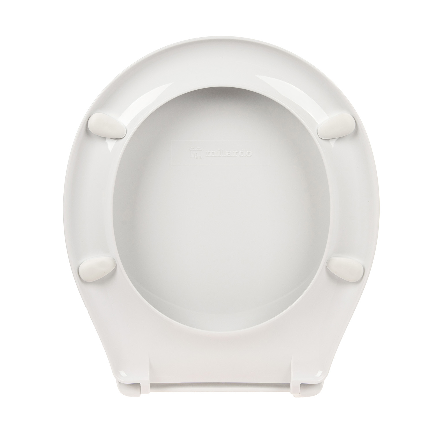 Сиденье для унитаза Milardo, 43х37.7х4.2 см, белый