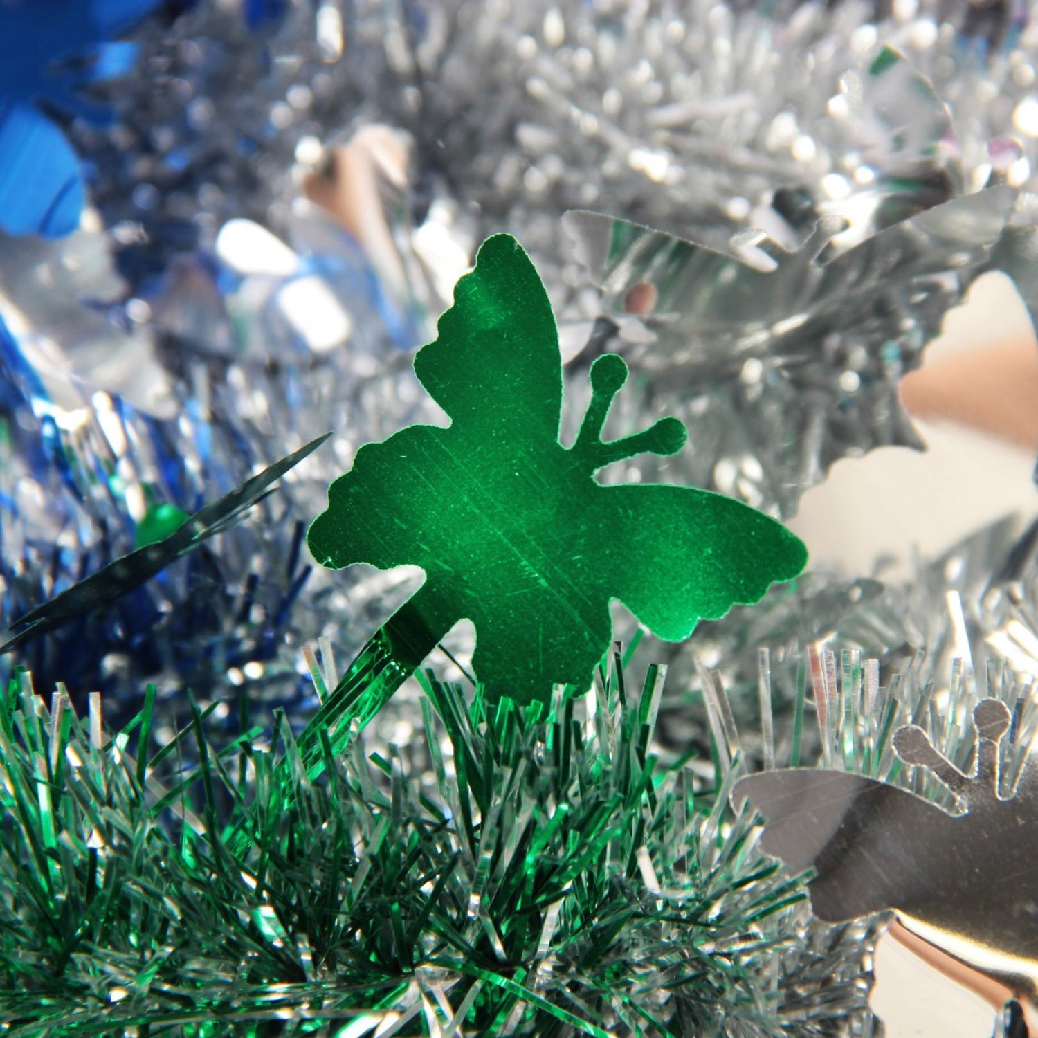 Мишура "Вираж" бабочки    микс 2371106