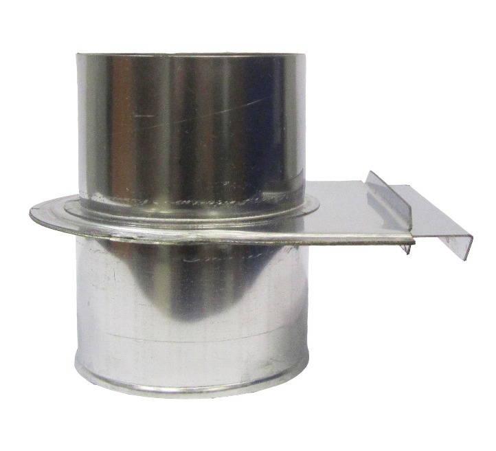 Шибер-задвижка d.120, 0,8мм нержавейка AISI 430 GS *1/10