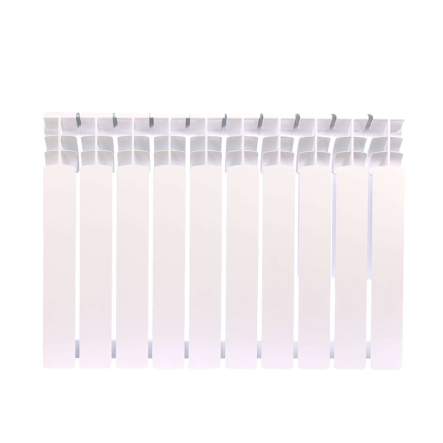 Радиатор биметаллический 10 секций Oasis Эко, 500 мм, 1590 Вт, белый