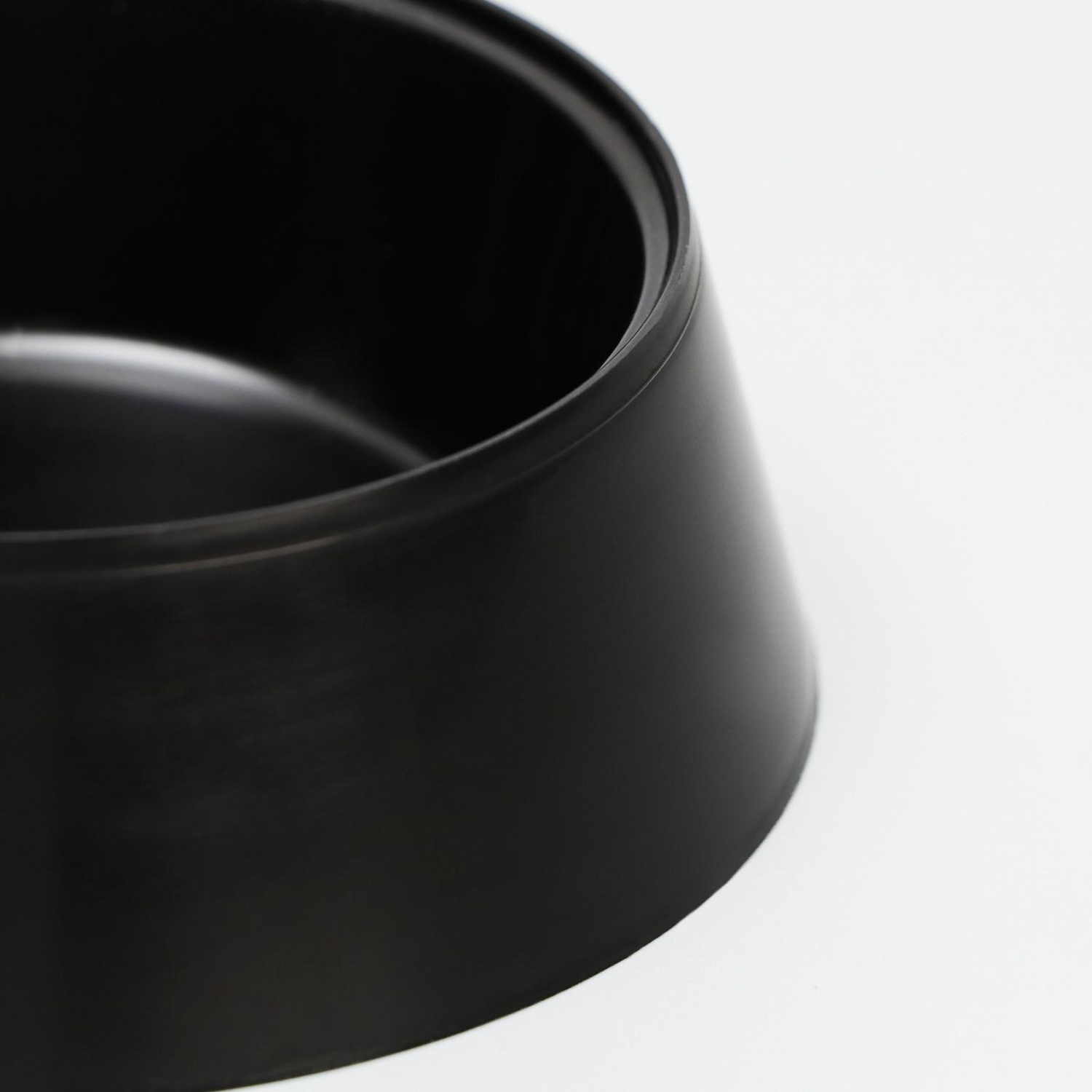 яяяМиска, 0,3 л, черный глянец 6880431