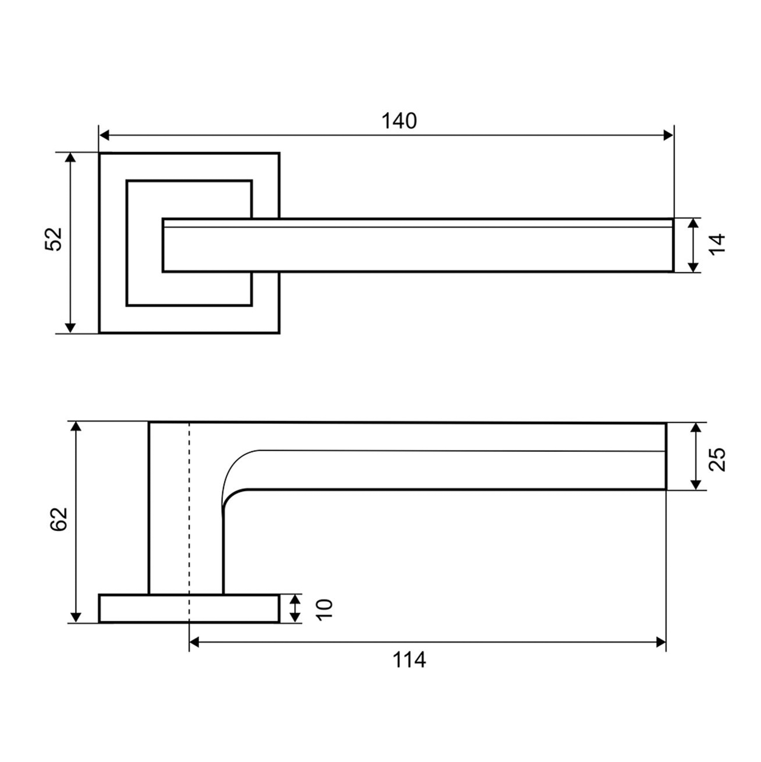 Комплект для двери БРОНЗА античная FZ SET 26L 100 AB Палладиум *1/10