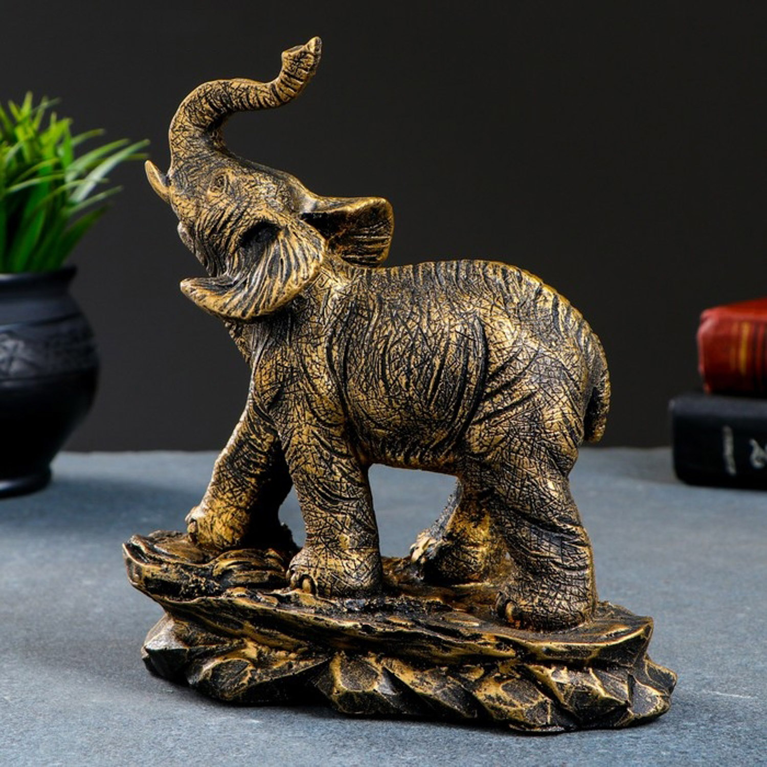 Фигура "Слон " бронза, 17х9х19см   3928142