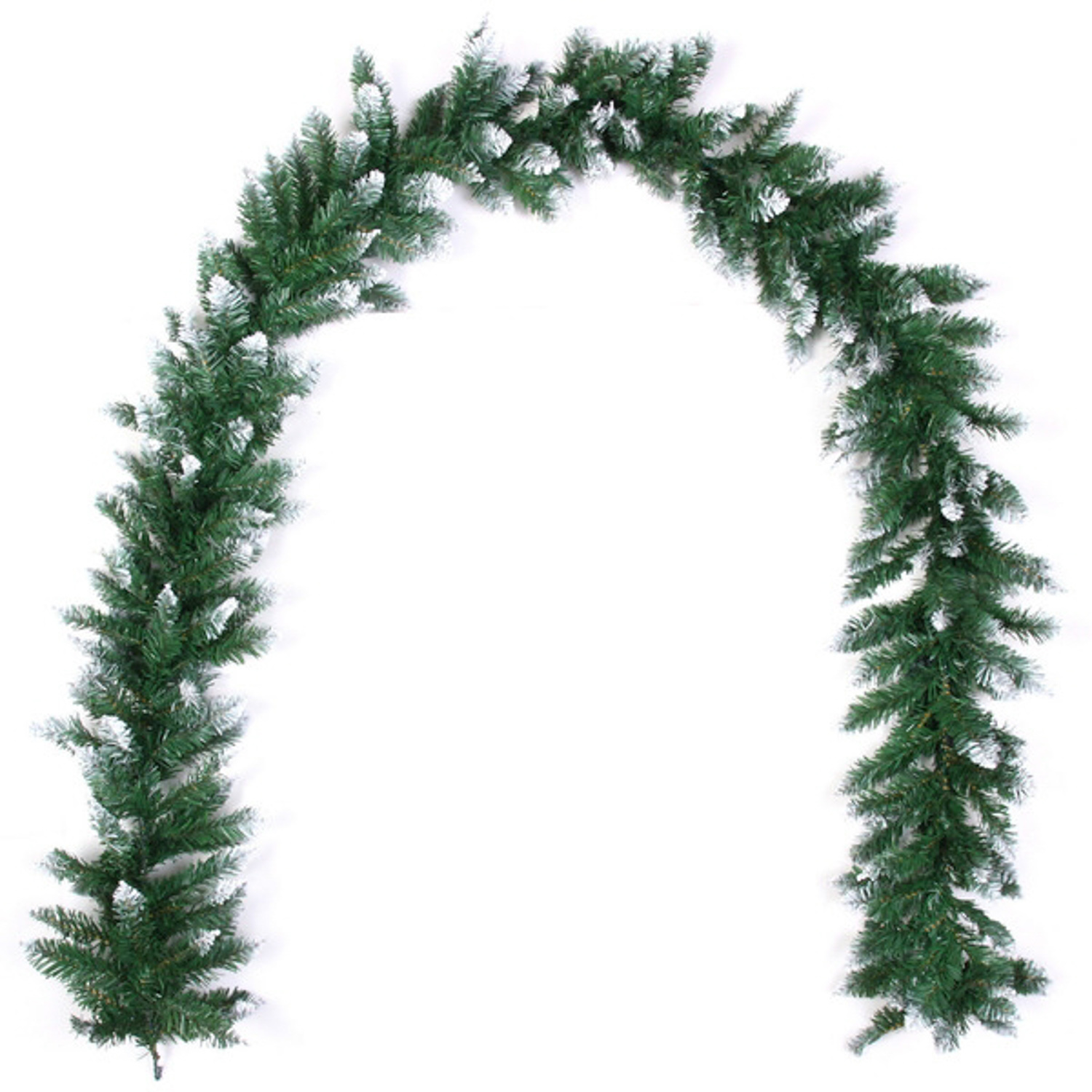 Гирлянда хвойная «Снежные ветви» 2.7 м Серпантин, d=30 см, ПВХ