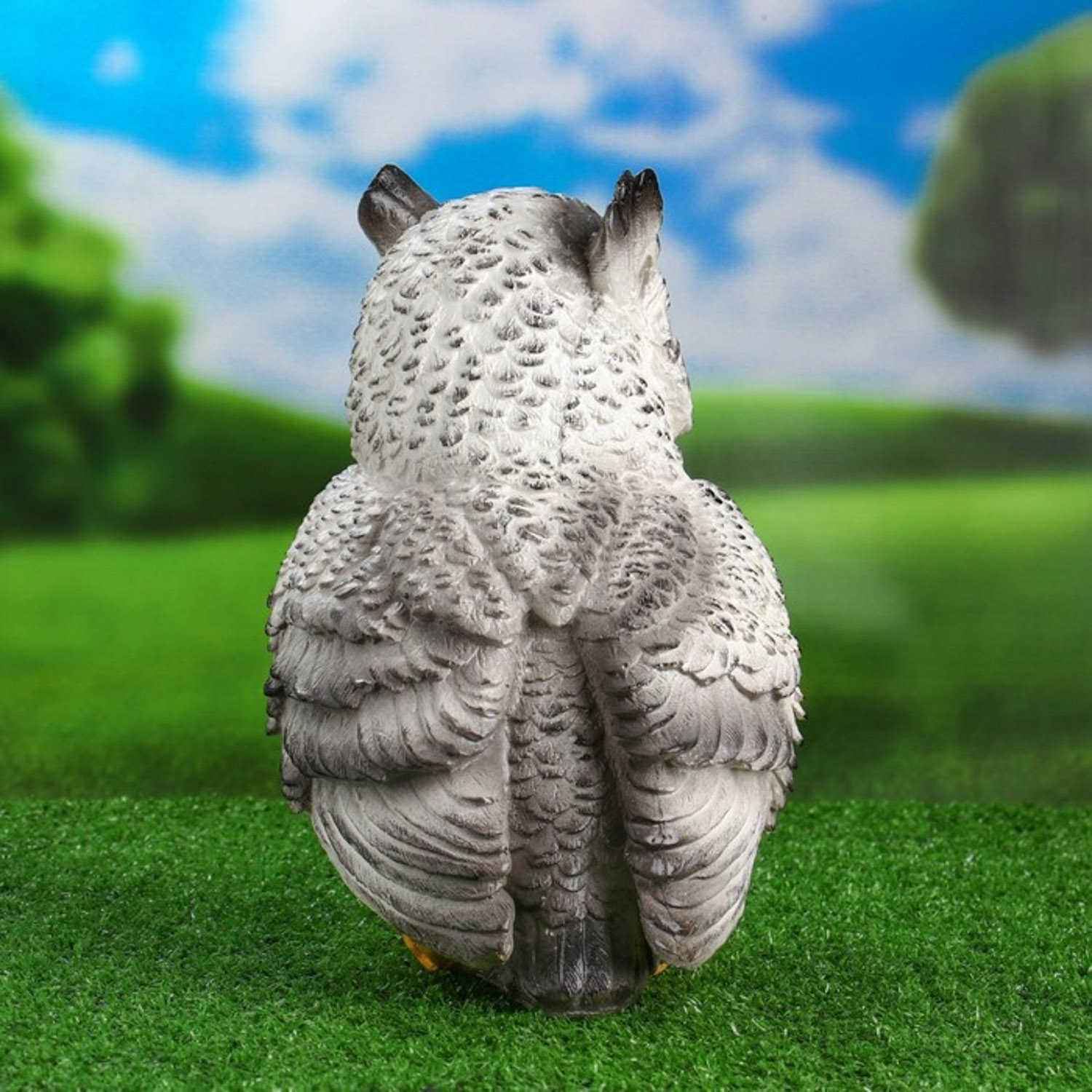 Садовая фигура "Сова большая полярная" 27 см 9535362