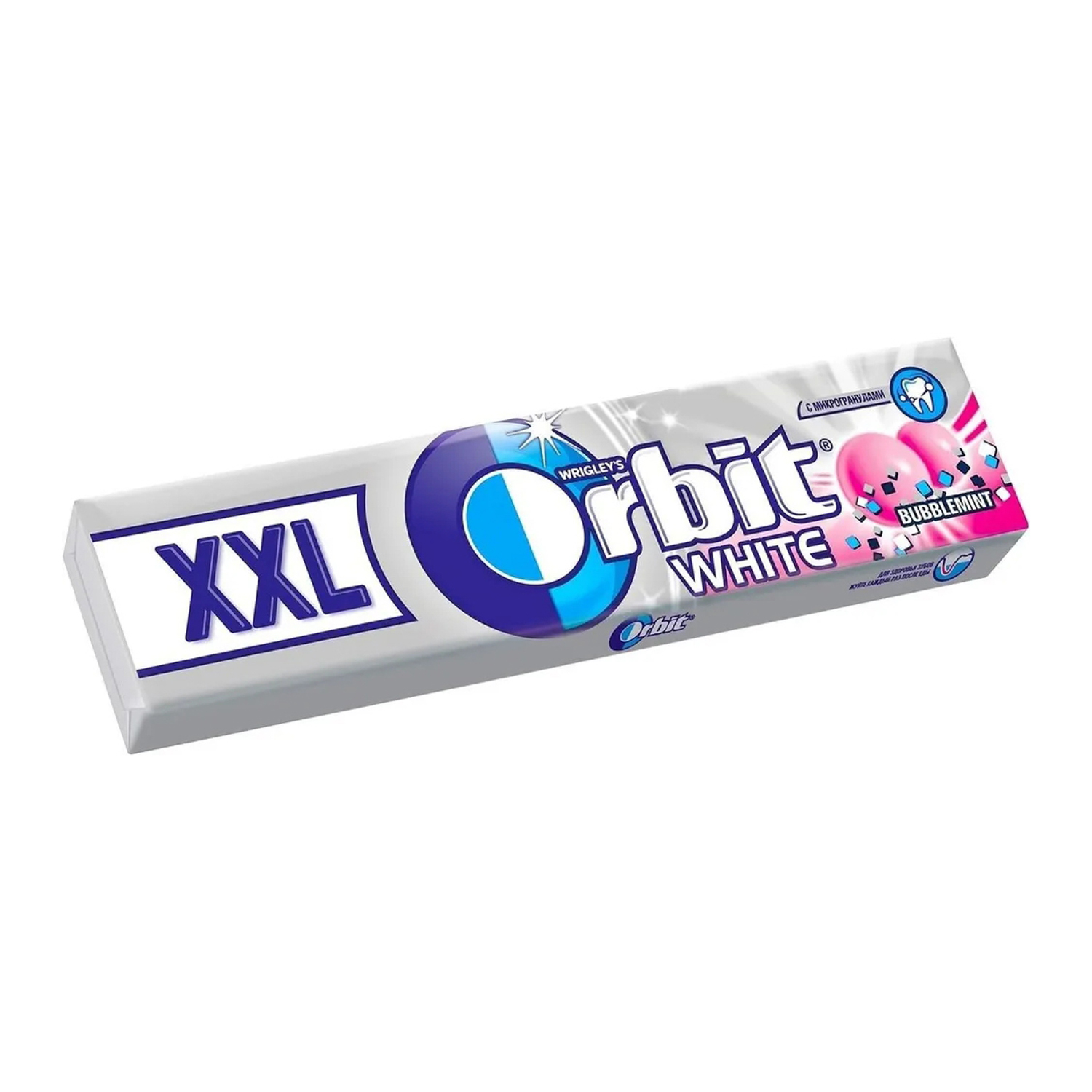 Жевательная резинка ОРБИТ XXL bubblemint 20*20 20,4гр