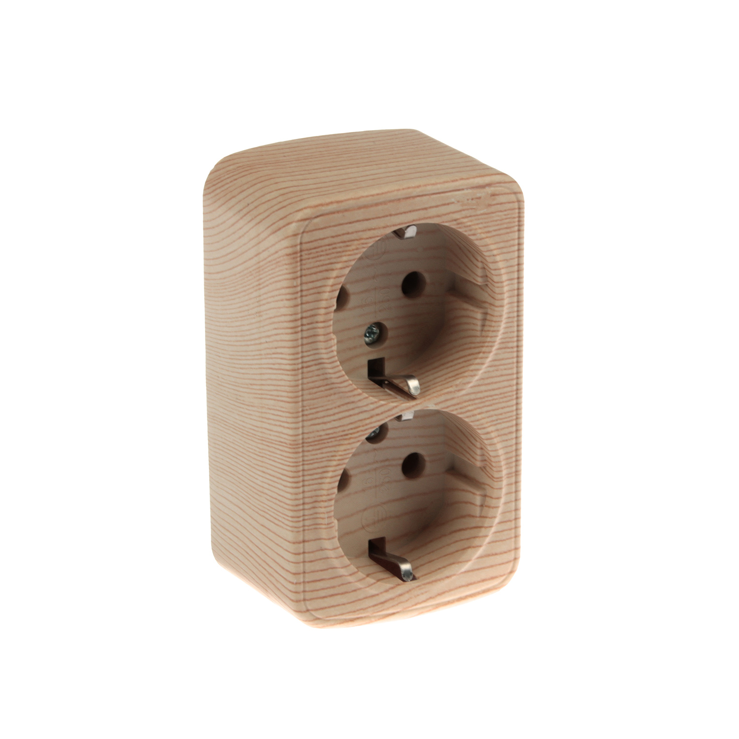 Розетка Дача ОП 2-мест. сосна сз А16 Народная SQ1824-0040