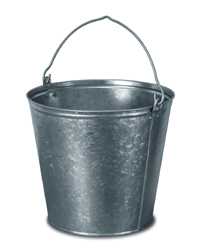 Ведро металл. оцинкованное 9л (по ГОСТ) (Лысьва) *10