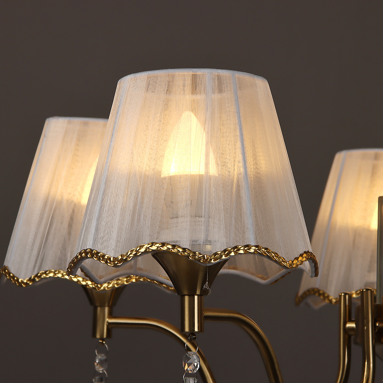 Люстра NH6447/5 СОР 5*40W E27 220V (d-660; h-560/820)  VERNER LIGHTING *1