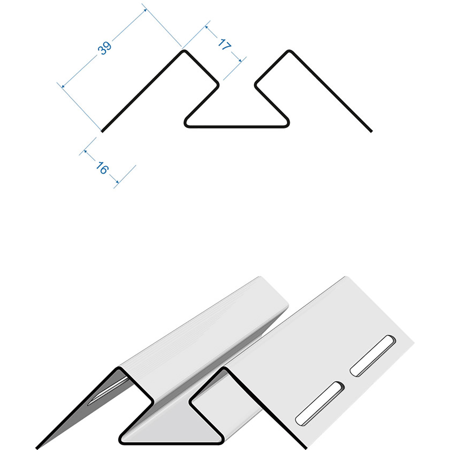 Внутренний угол PREMIUM Киви (3м) Дёке