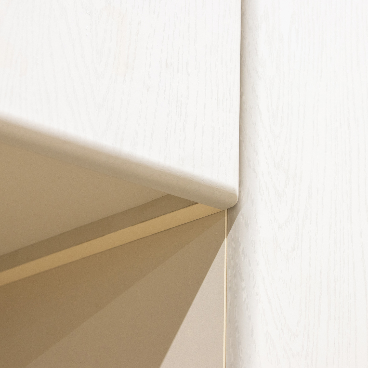 Шкаф навесной 600х338х290 мм BROZEX-WOOD Эрика, для вытяжки, с дверцей, светло-бежевый / ясень капучино софт