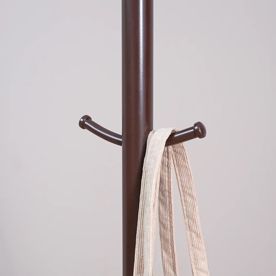 Вешалка напольная "Стойка" "Корона" 5крючков, выс.1,82м Коричневый ВНП 366  КОР ("ЗМИ") *1