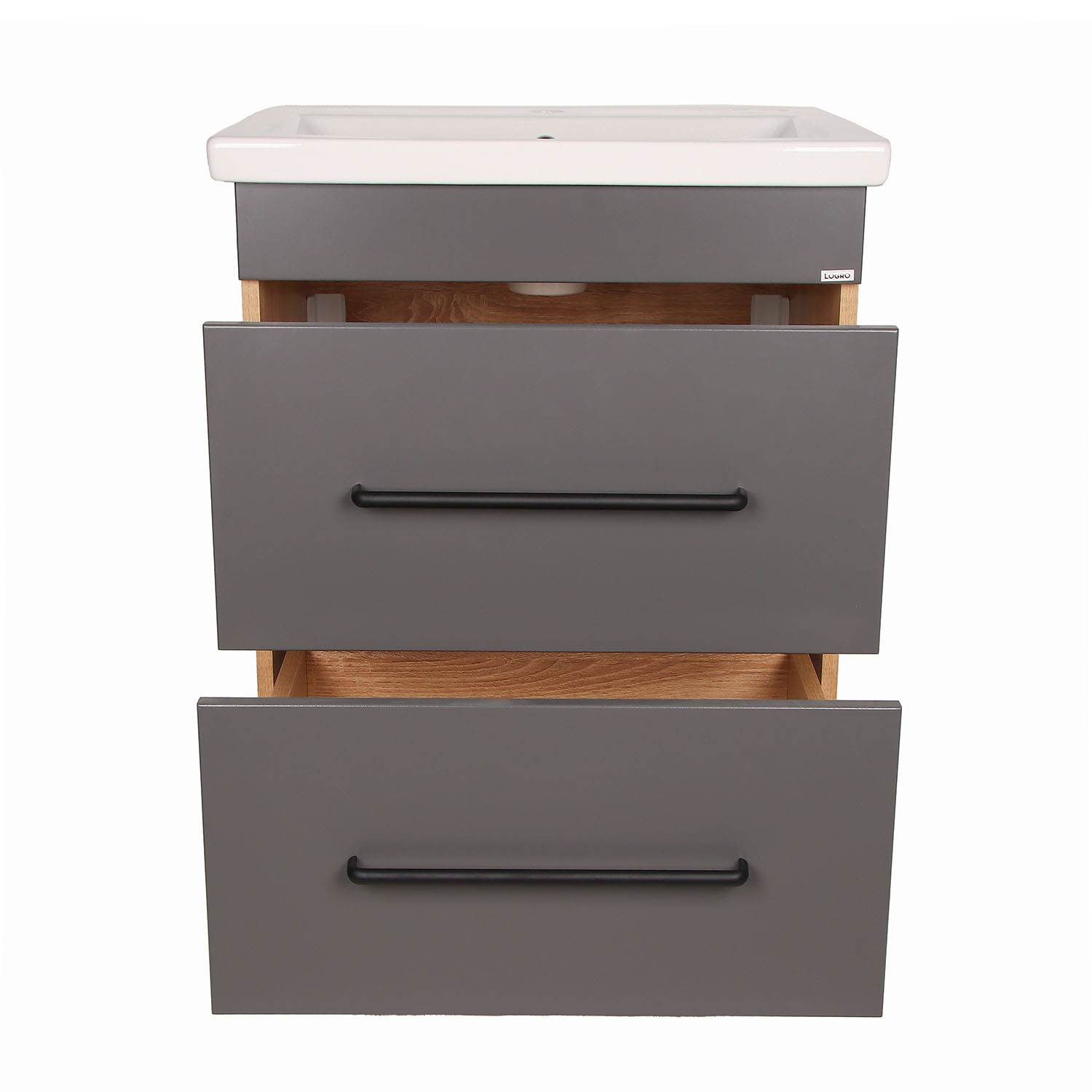 Тумба /LOGRO/ "Асти 60/2" (выписывать раковину COMO 60 (БЛ322) Cersanit) *1/8