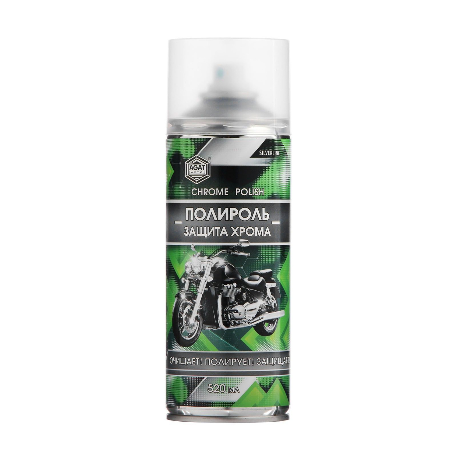 яяяПолироль защита Хрома АГАТ, аэрозоль, 520 мл 7490123