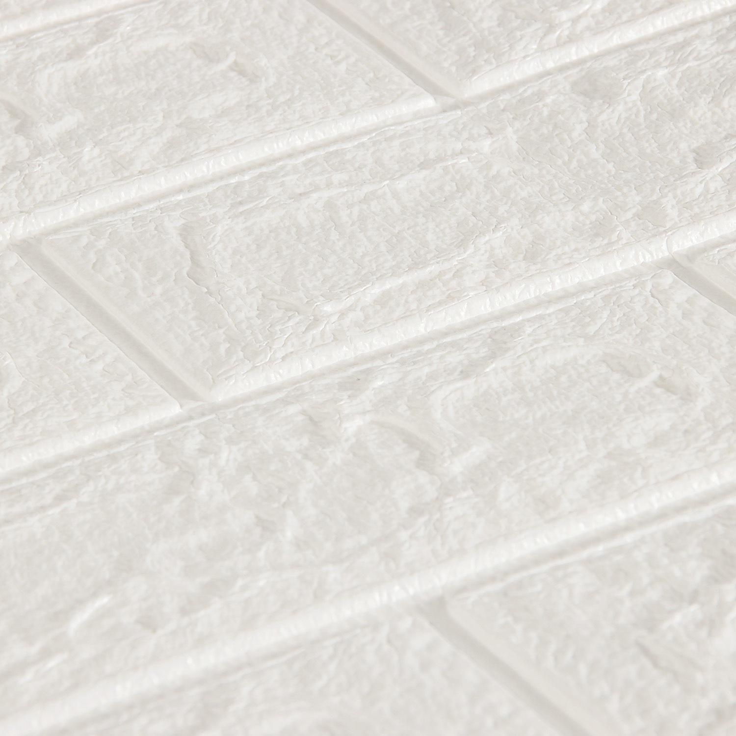 Панель 3D 700х770 мм GRACE, самоклеящаяся, белый кирпич, 0.54 м²