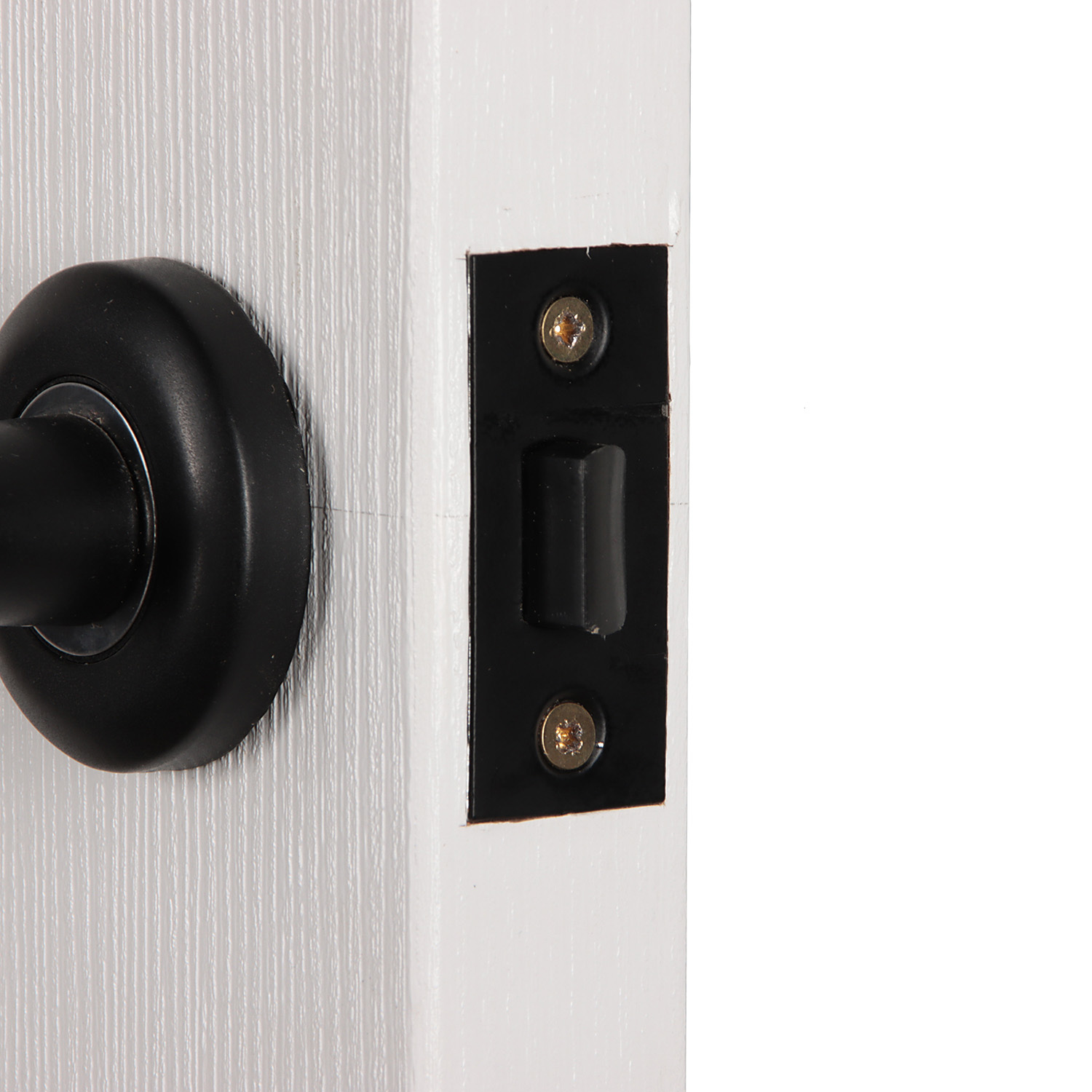 Комплект двери Даллас, 2000х700 мм, полотно, погонаж, фурнитура, дуб белый/черный лакобель