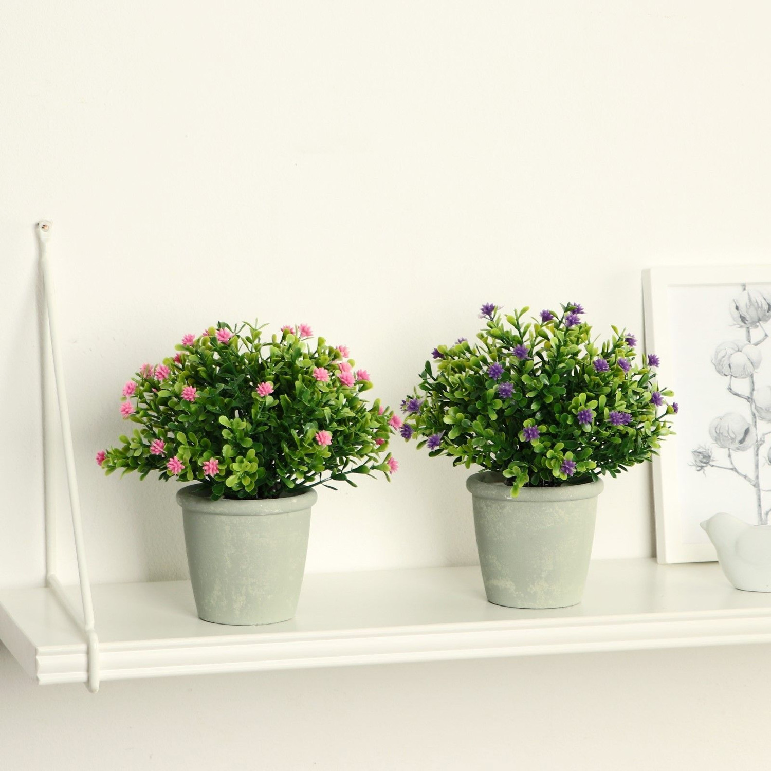 Бонсай в горшке "Цветочная симфония" 8х17 см, микс   9750528