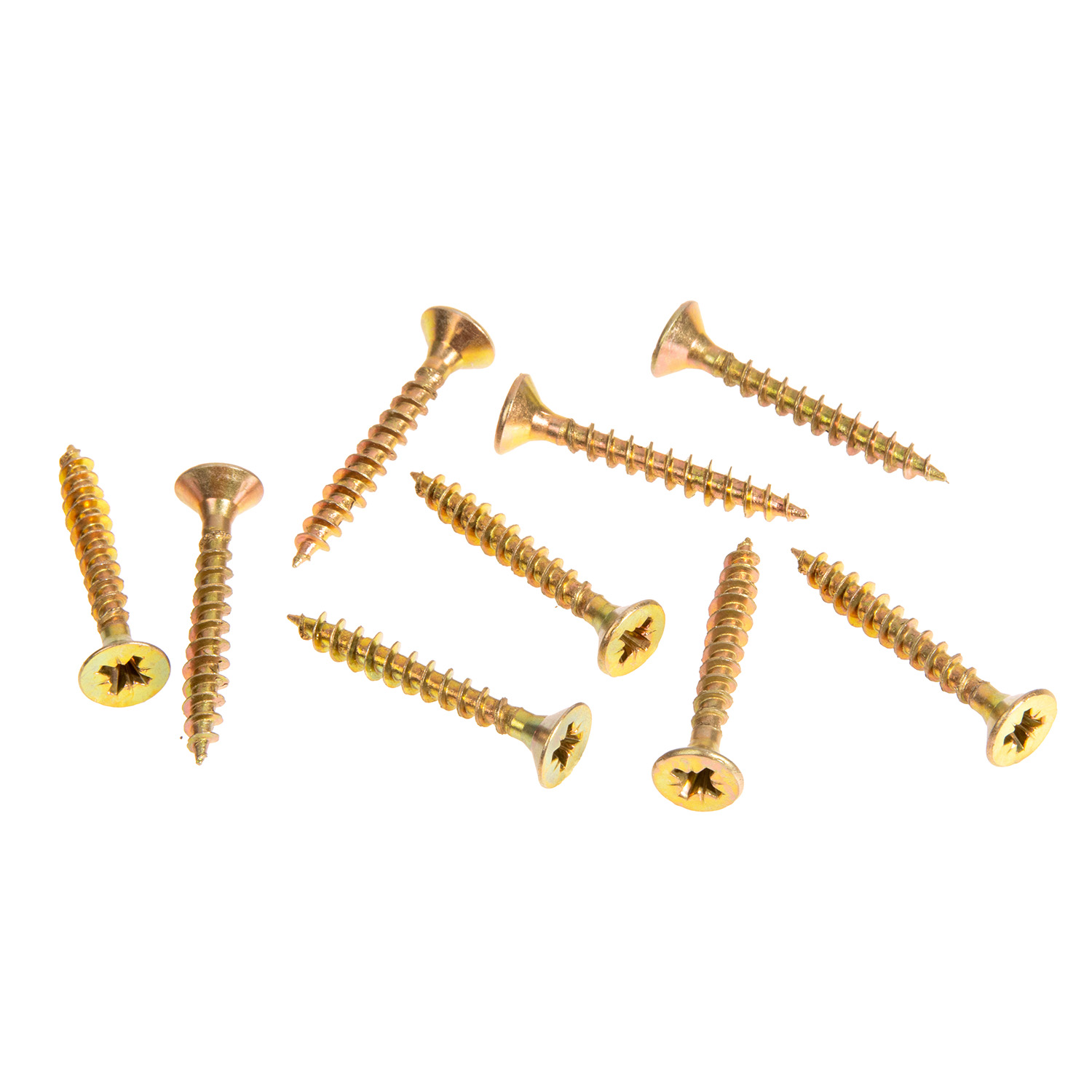 Шурупы жёлтые BROZEX пакет 5*35 (30шт) *10/100