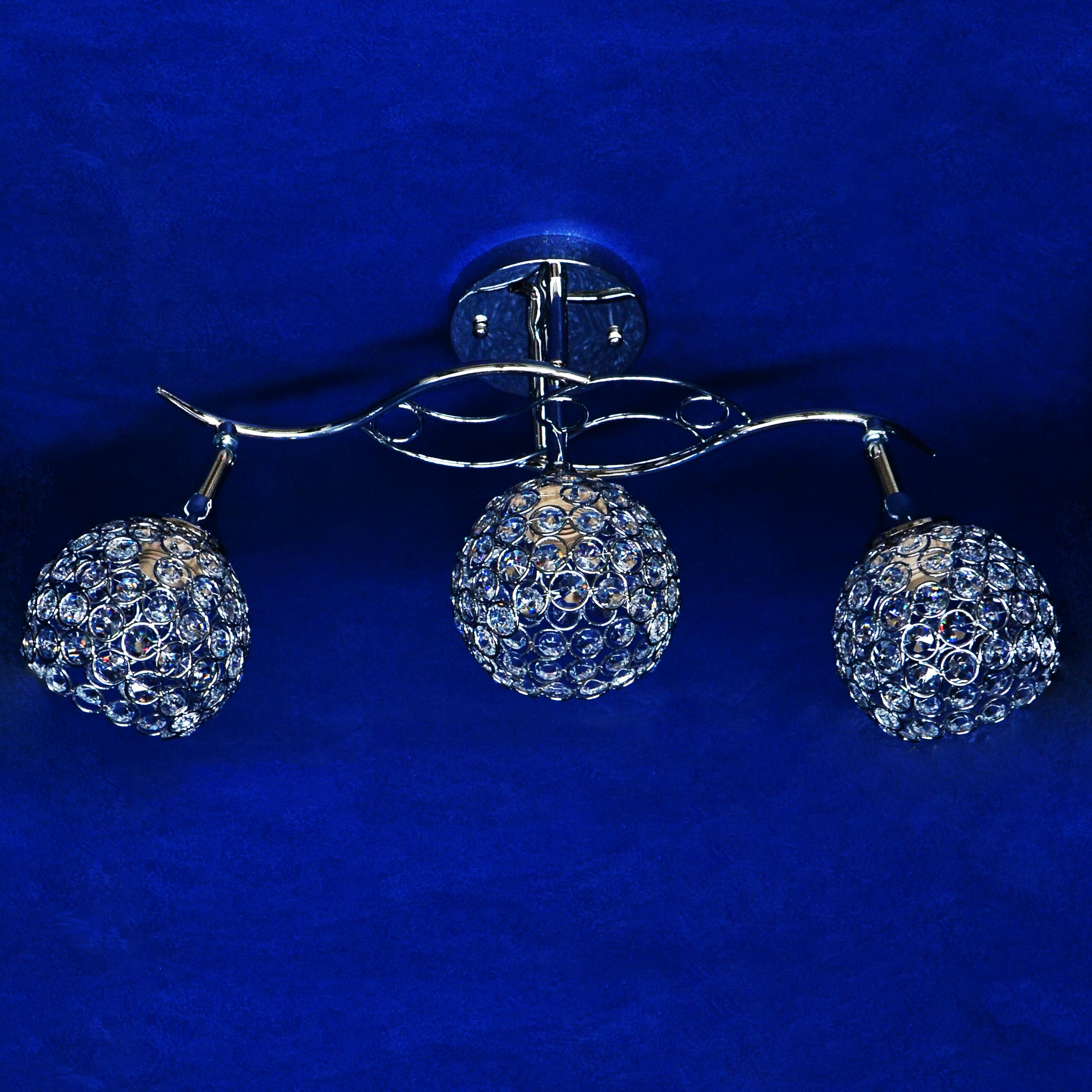 Люстра Verner Lighting А1374/3, 40 Вт, Е27, 3 лампы, хром