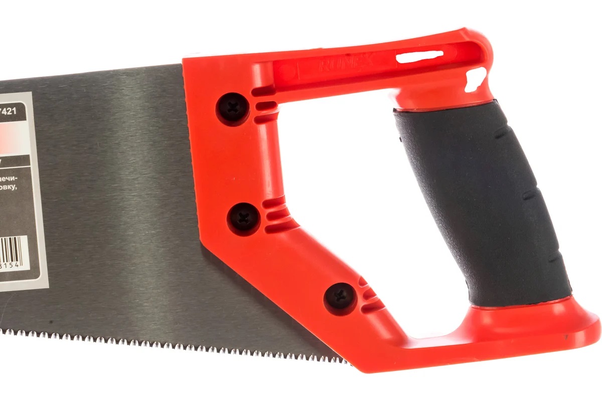 Ножовка по дереву 400мм 3D мелкий каленный зуб двухкомп.ручка (577421)Runex Swift *1/6/24