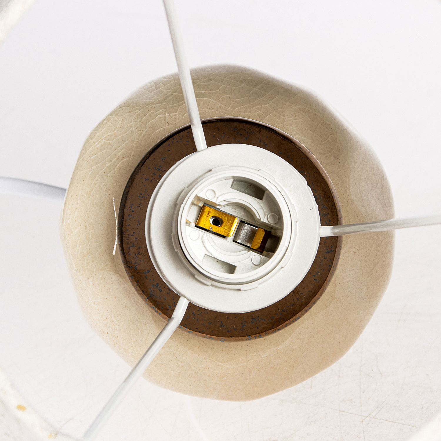 Лампа настольная 16004-0.7-01J1 Е14 40Вт (керамика+абажур) *1/36