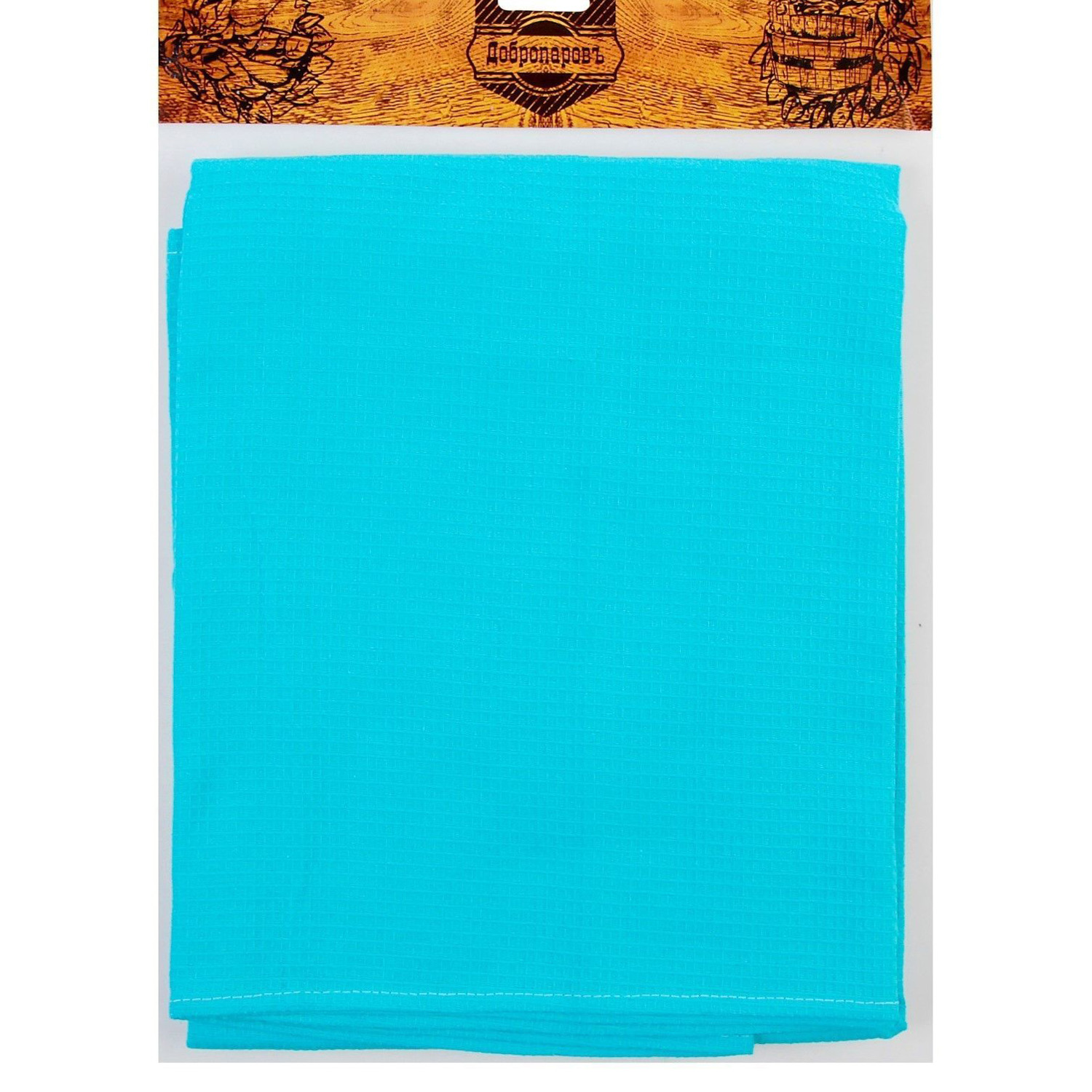 яяяПростыня для бани и сауны "Добропаровъ" хлопковая, 150х 80см, микс   3602386