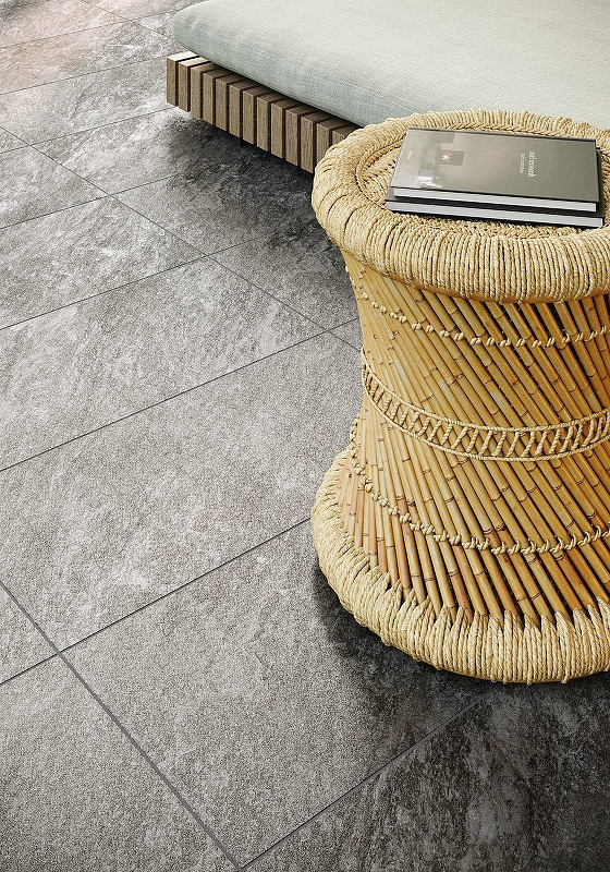 Керамогранит 1.44 м² Global Tile Thor 6260-0220, 600x300x9 мм, серый