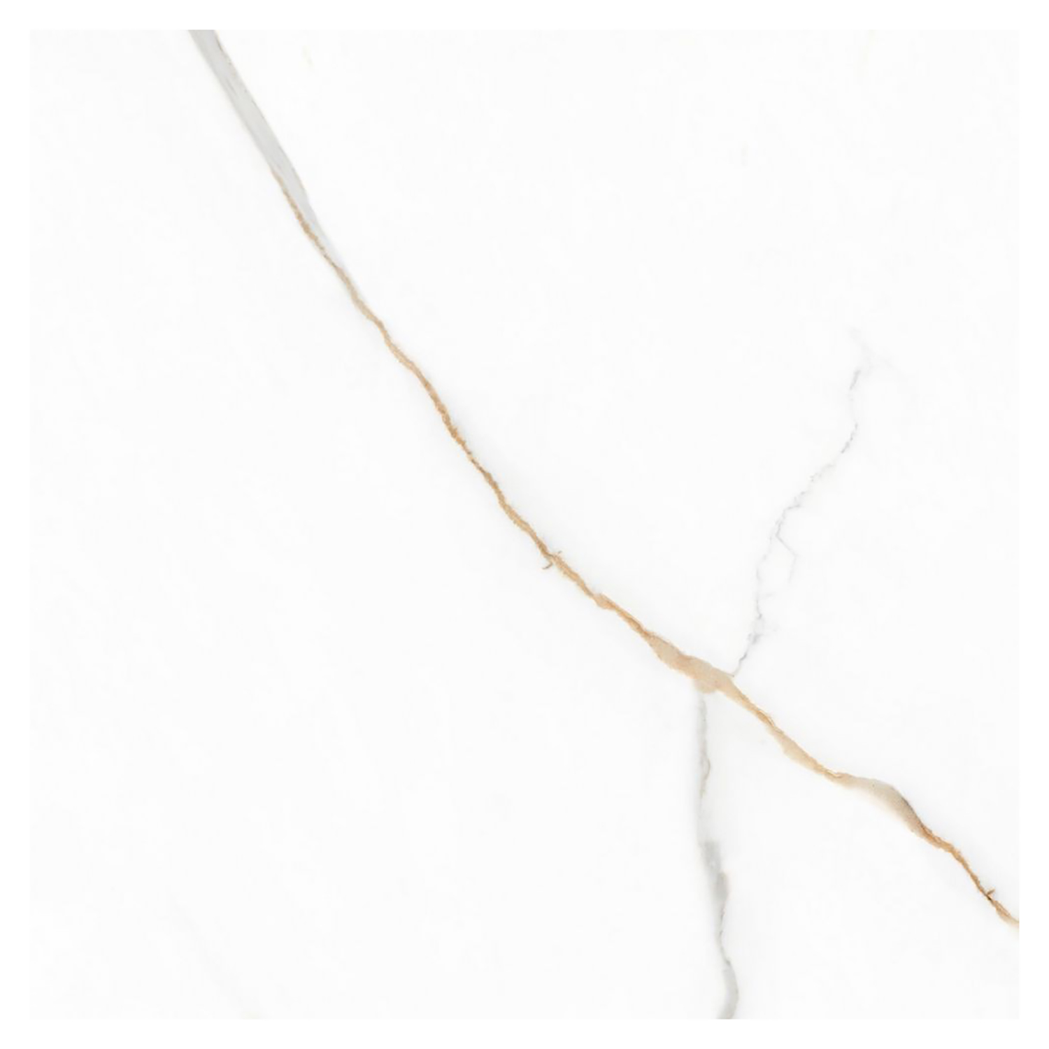 Керамогранит 1.44 м² Global Tile Angel Statuario GT60605503PR, 600х600х9 мм, полированный, белый