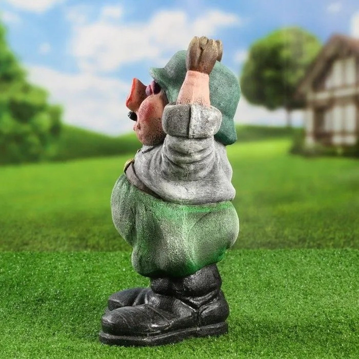 Садовая фигура "Ганс повар" 18х31х37см 9431193