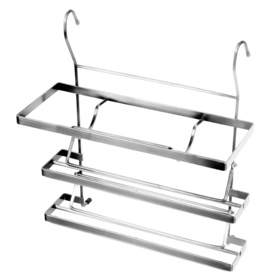 Держатель д/Рул.Полот.,Пленки навесной на рейлинг d16мм металл. хромир. HD 20.71.00. "Manzzaro" *1/8