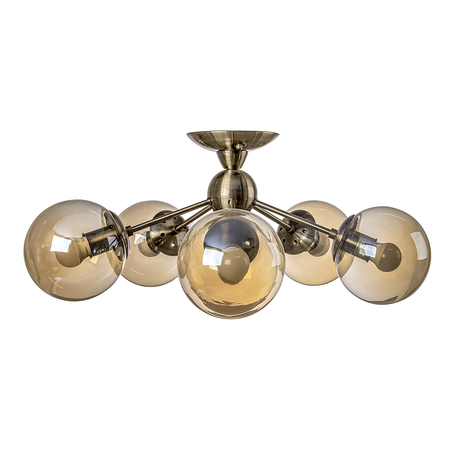 Люстра 20905/6AB AMB Е27 6*60W S=13м2 *1