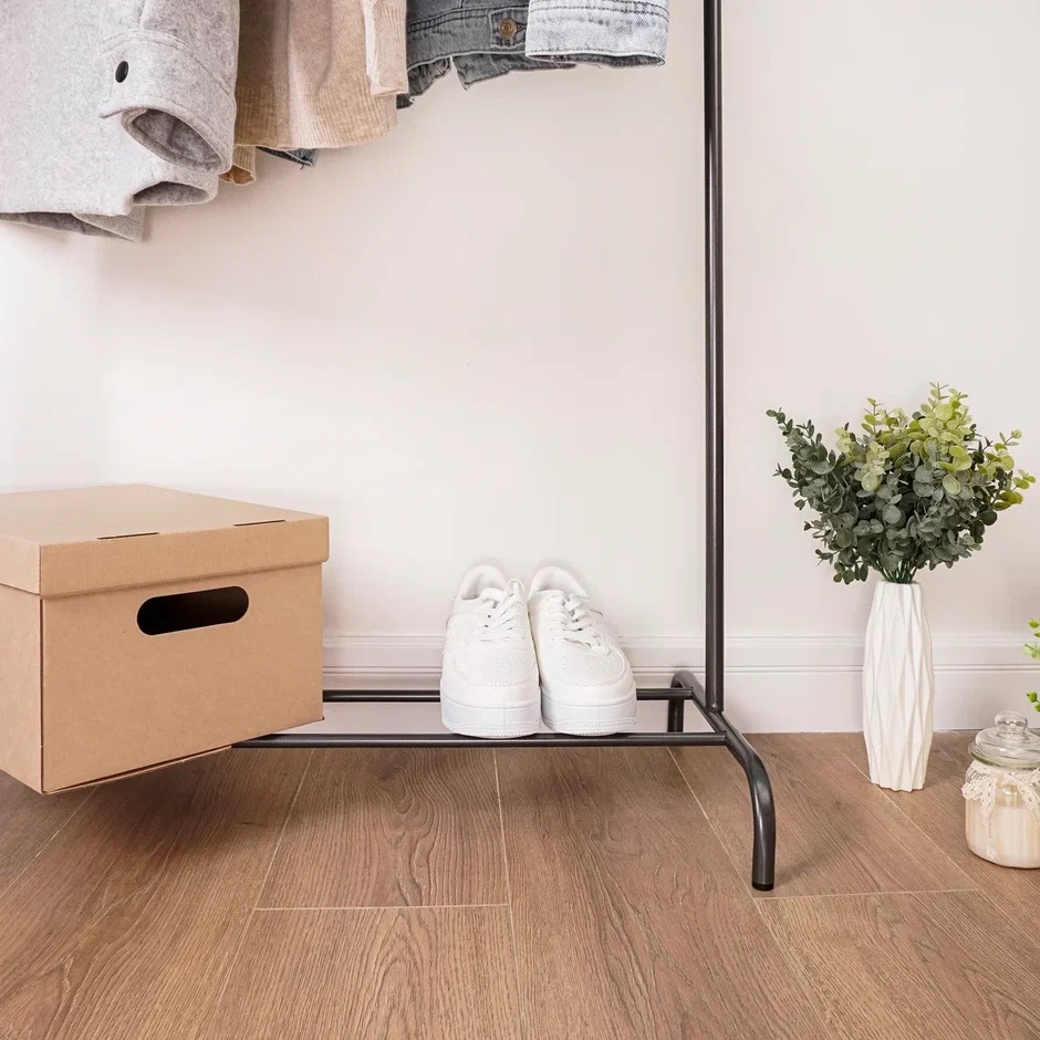 Вешалка напольная "Гардеробная" "Радуга 1", шир.0,82м, выс.1,5м Графит ВНП298ГР/ВГАР1 ГР ("ЗМИ") *1