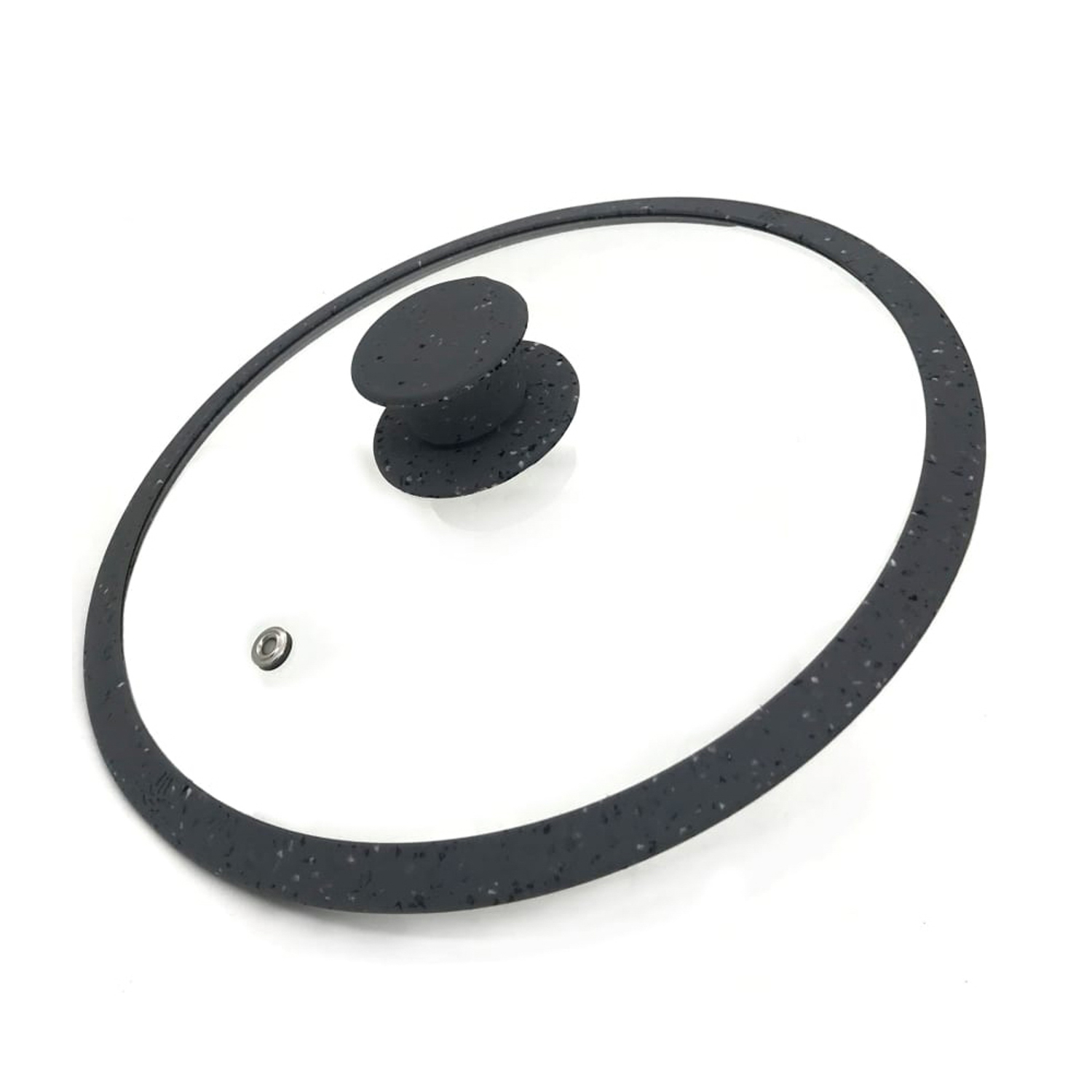 яяяКрышка д/сковороды, кастрюли Стекл. с силкон.ободом,с пароотв.d24см Сил.р.КС*GTL24110SGJarko*1/10