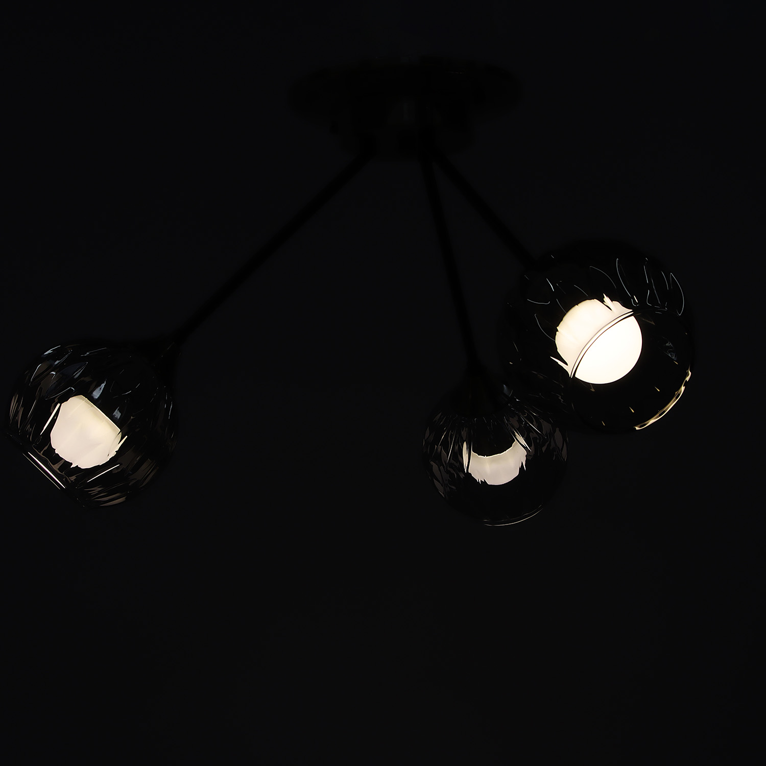 Люстра Verner Lighting A3942/3, 40 Вт, Е27, 3 лампы, античная бронза/черный