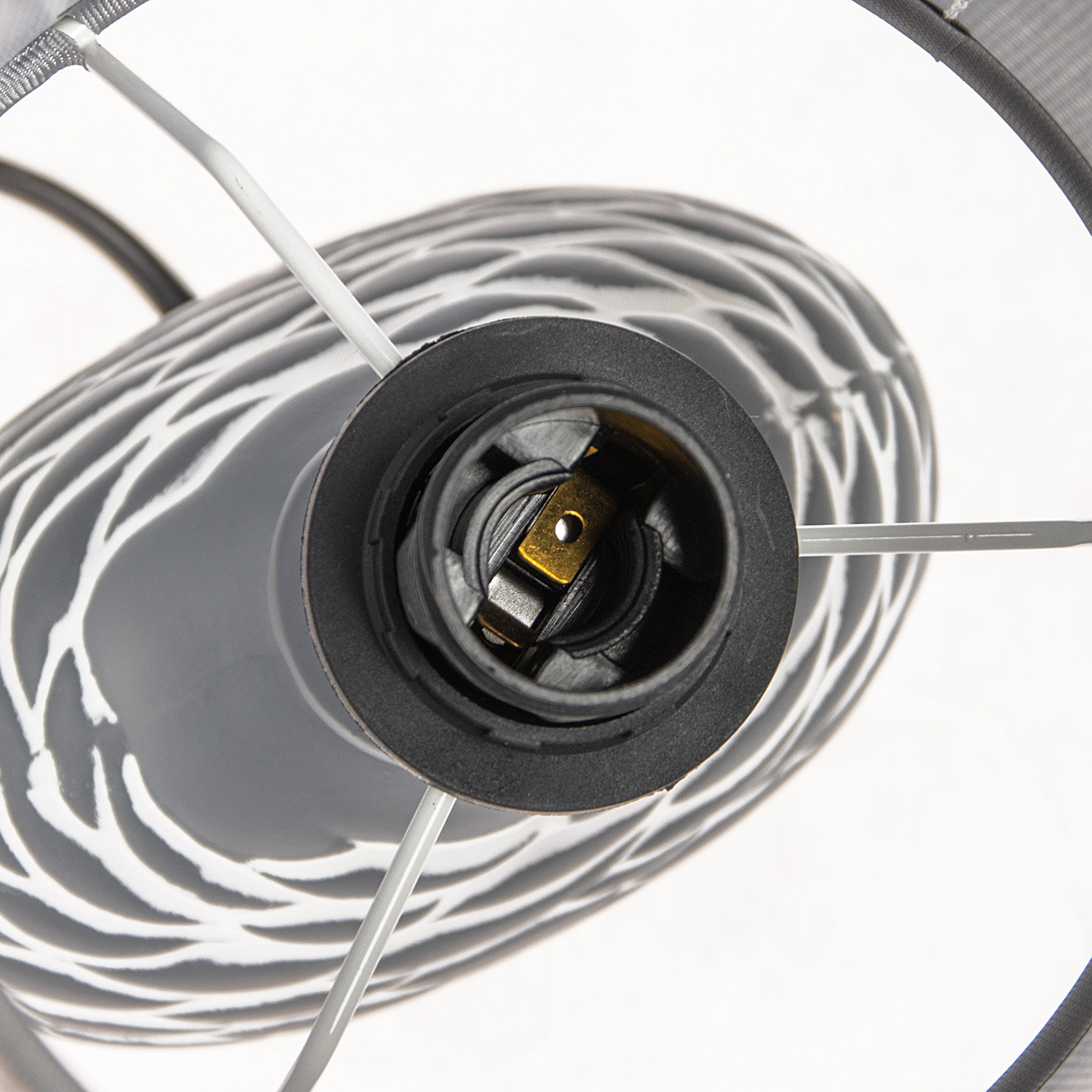 Лампа настольная 98231-0.7-01 GREY (керамика+абажур)  *1/18