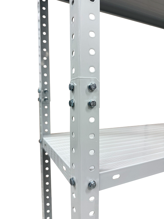 Стеллаж металл. "Steller" выс.1,95м, шир.1,0м, гл.0,4м, 4полки (мах нагр.на полку 100кг), Серый *1