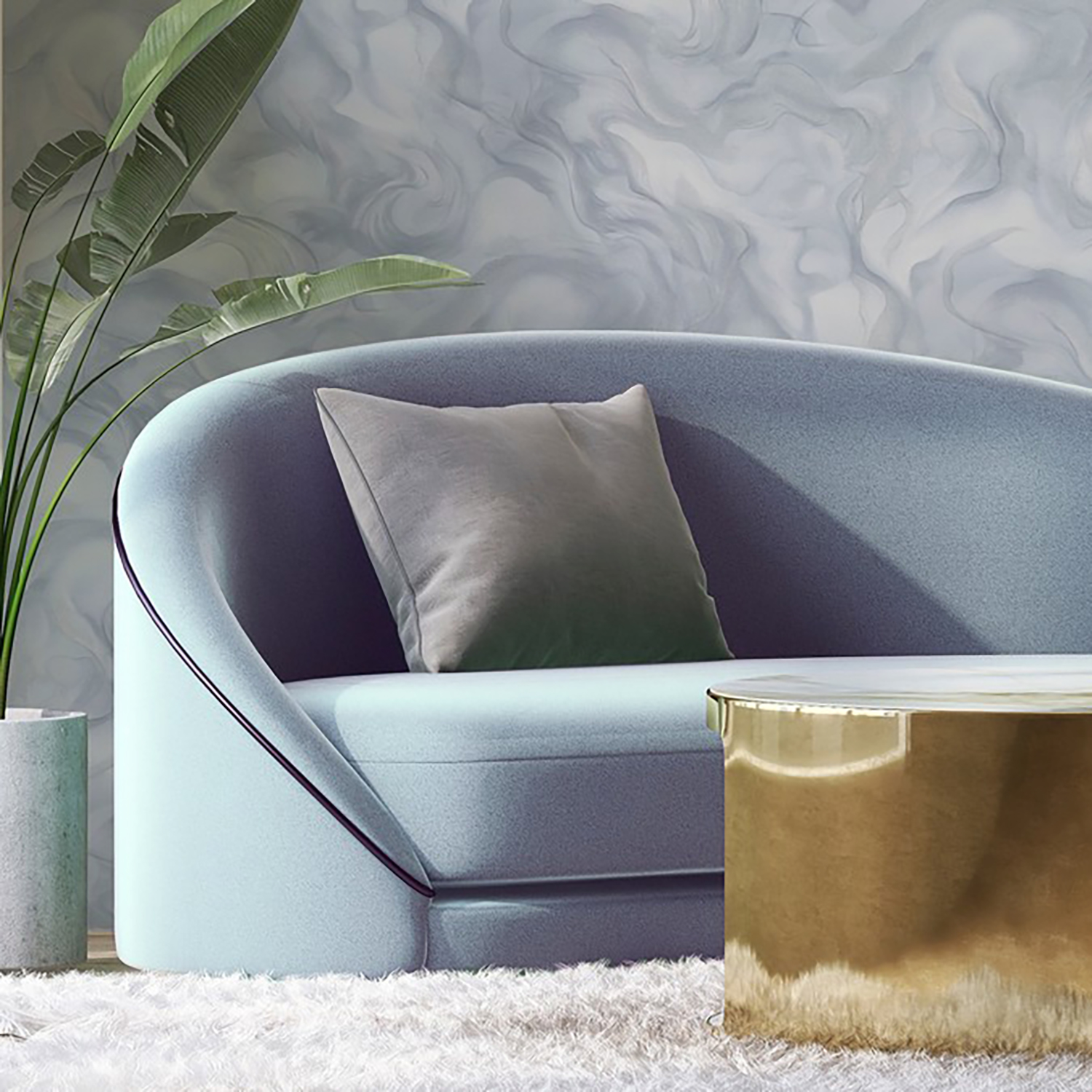 Обои флизелиновые 1.06х10 м OVK Design Монэлла-уни 11110-03